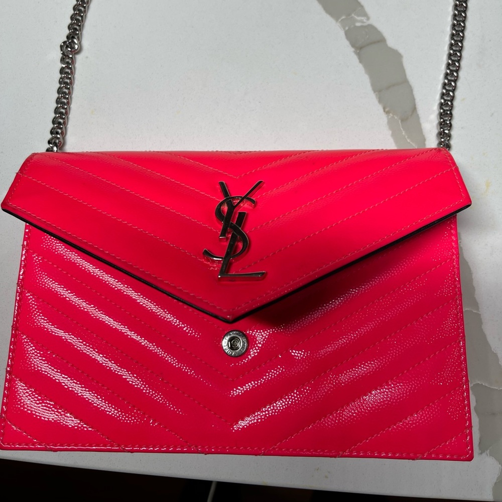 Neon Pink YSL Bag